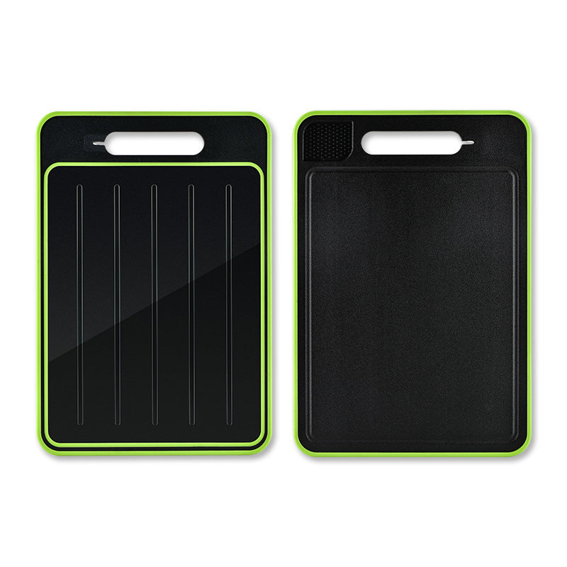 Black Dbl Side Defrosting Cutting Board