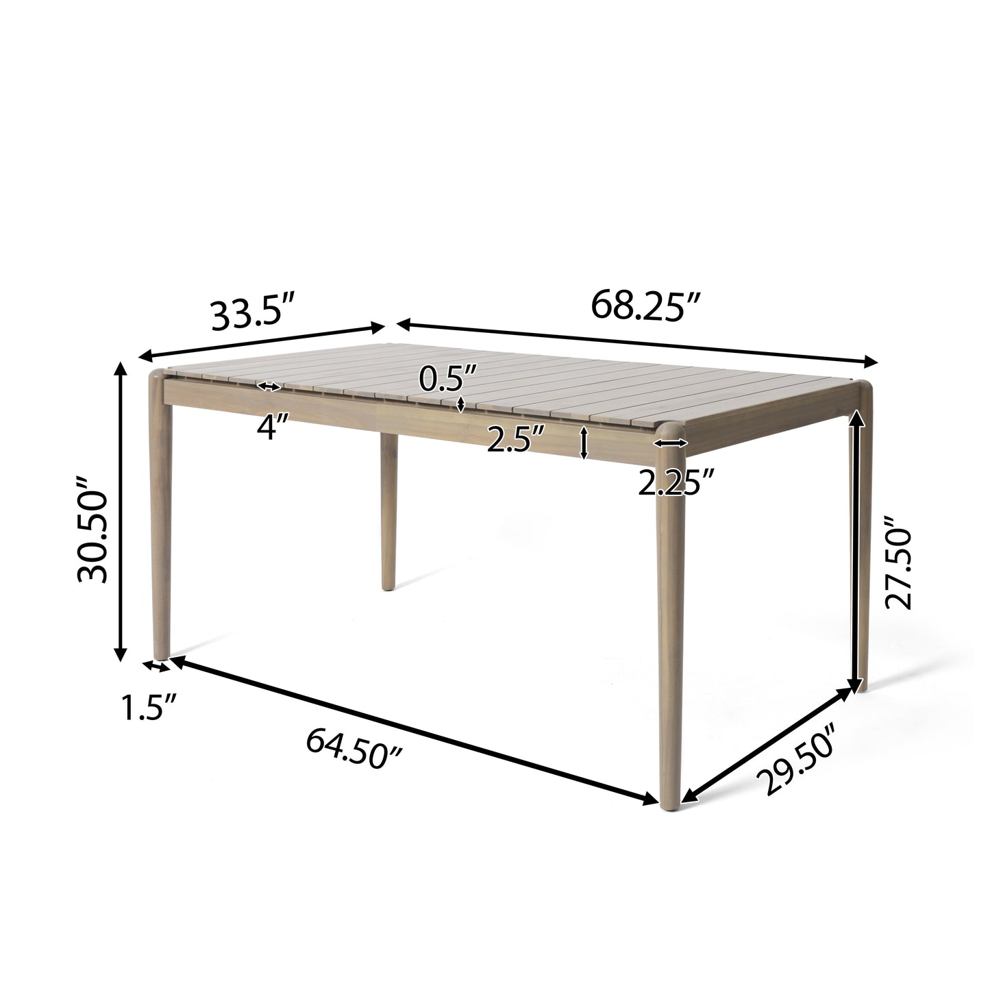 Light Ash Dining Table