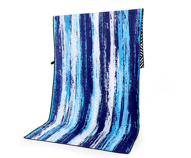 Blue Stripe Beach Towel