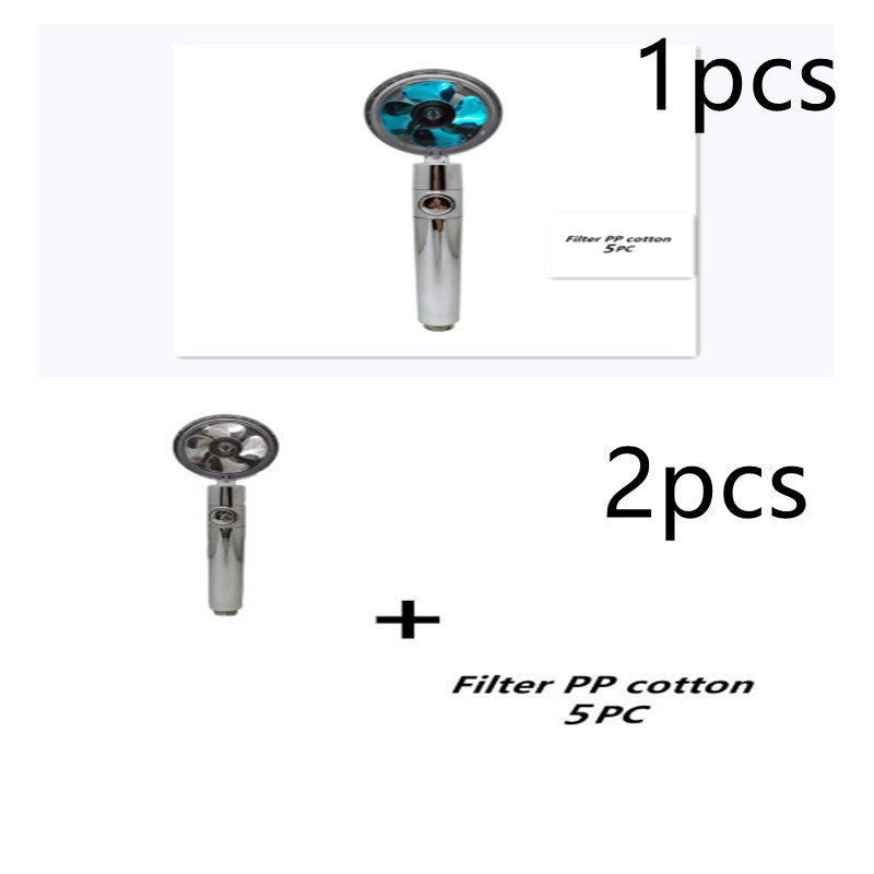 Turbocharged High Pressure Propeller Shower Head