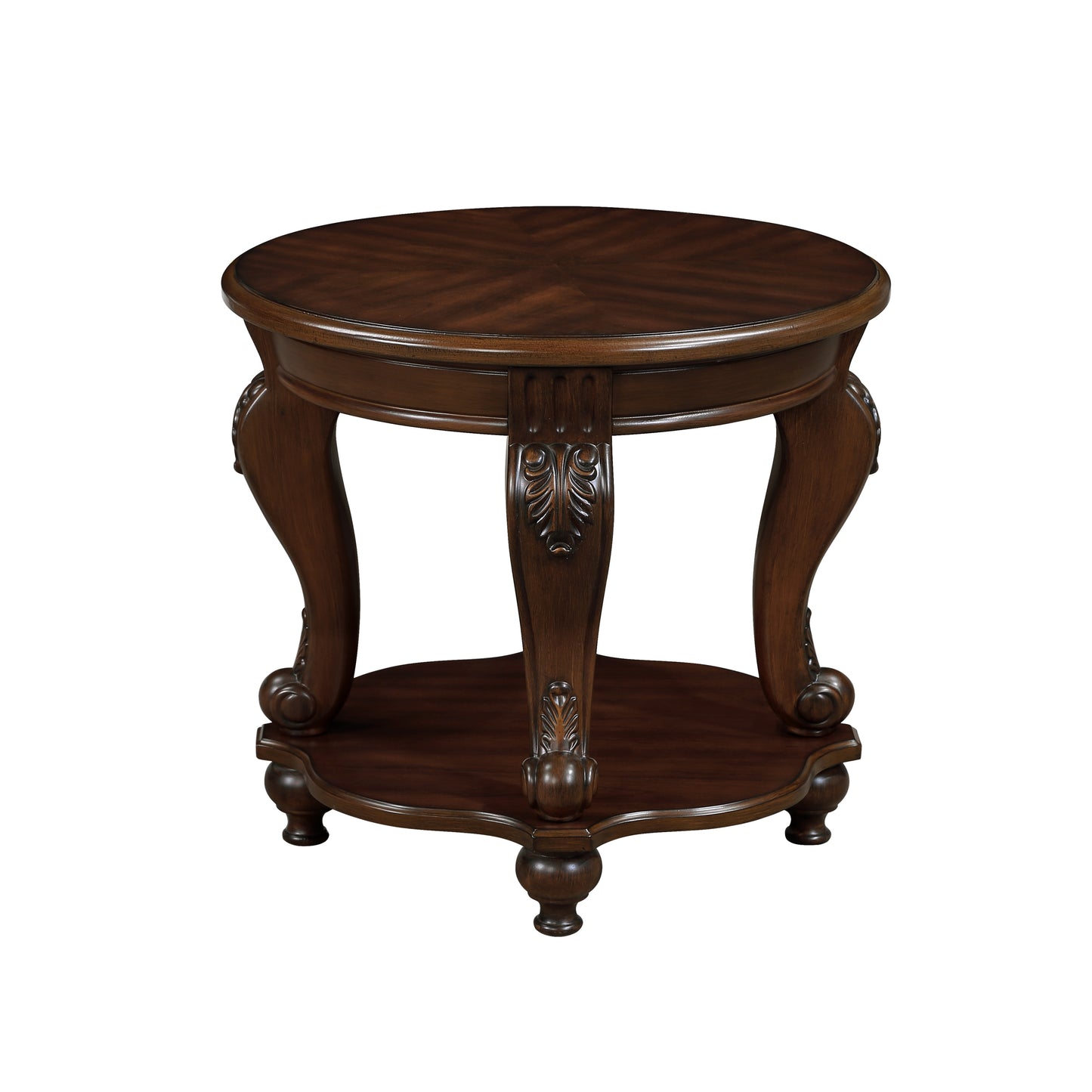 Cherry 3 pc. Oval Coffee Table Set