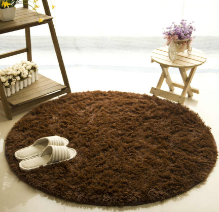 Fluffy Round Faux Fur Rugs.