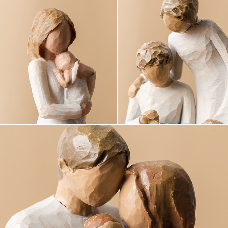 Loving Couple Resin Figurines