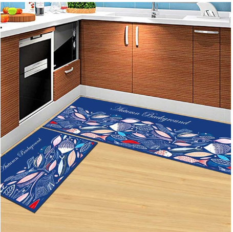 Blue Kitchen Mats