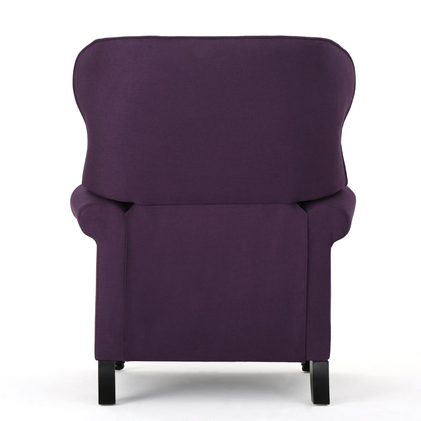 Purple Button Tufted Push Back Recliner