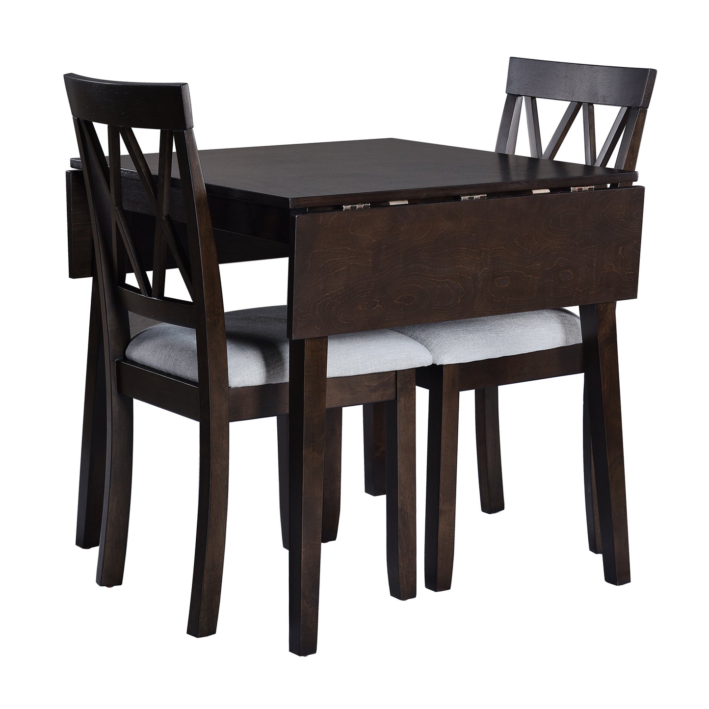 Espresso 3 Piece Drop Leaf Dining Set