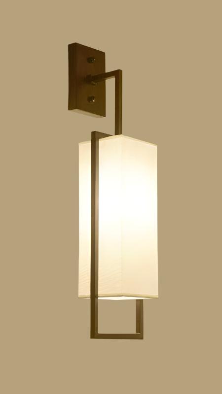 Modern Minimalist Hanging Bar Brass Wall Lamp