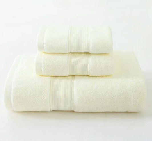 Cream 3pc. Towel Set