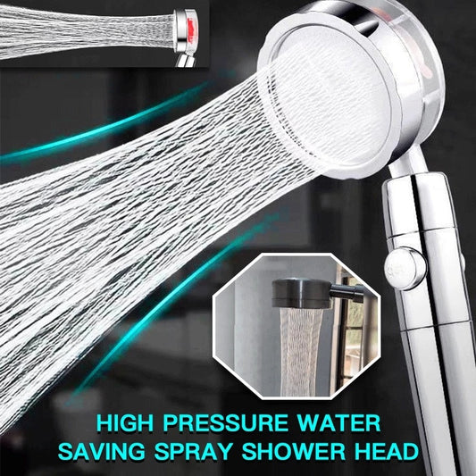 Turbocharged High Pressure Propeller Shower Head 