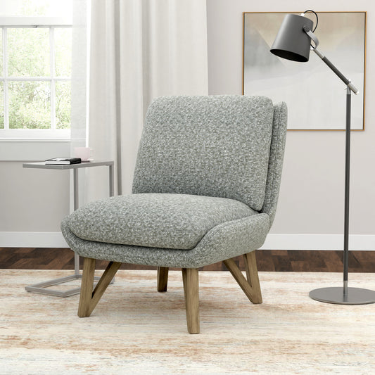 Wallace & Bay Emerse Gray Armless Accent Chair