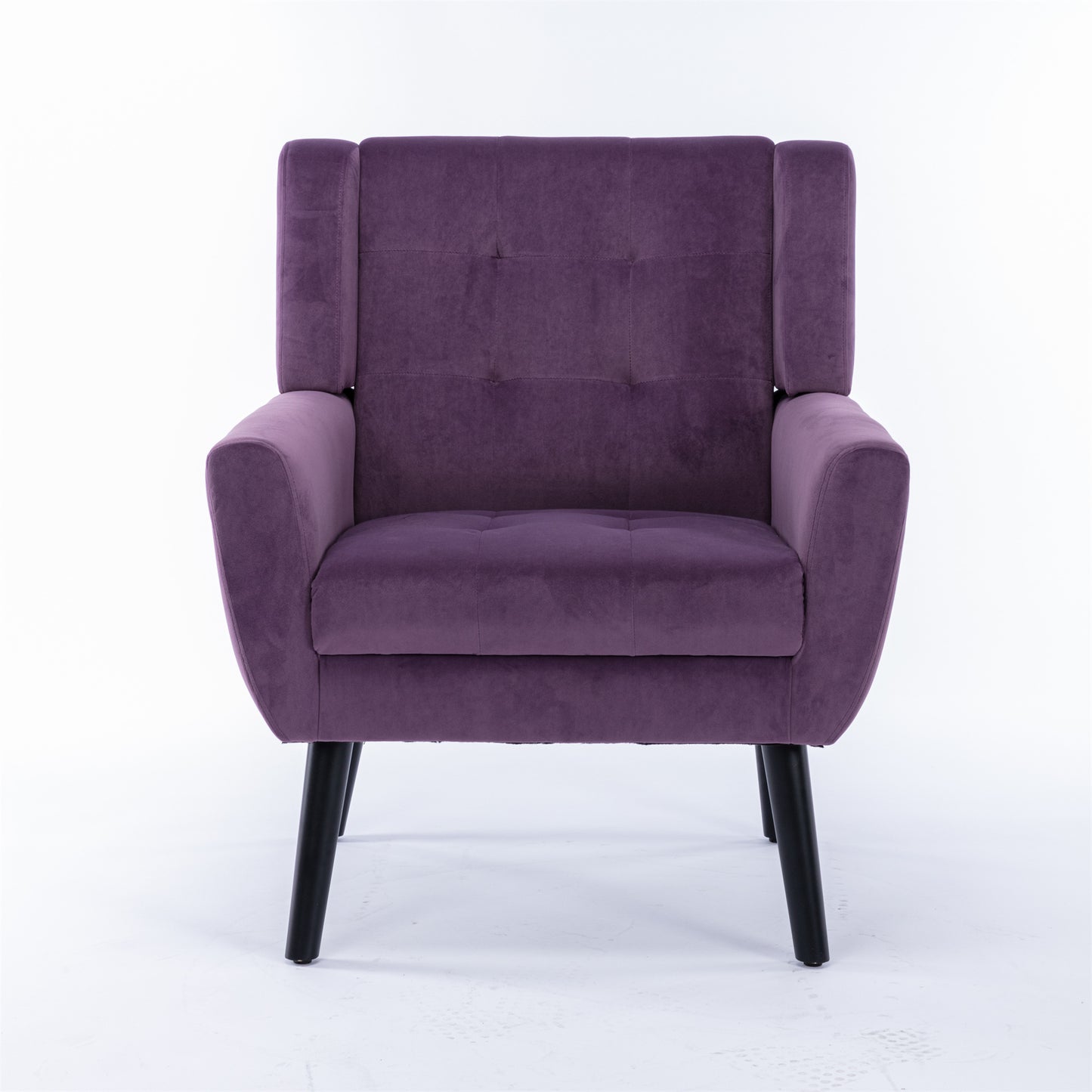 Purple Velvet Accent Chair