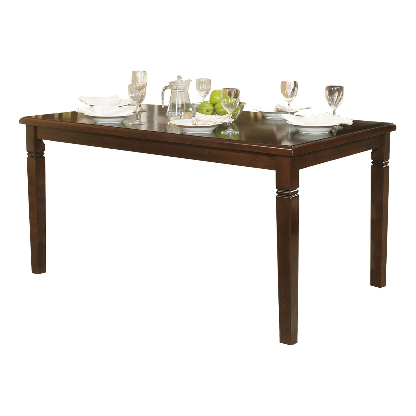 Espresso Oak Veneer Dining Table