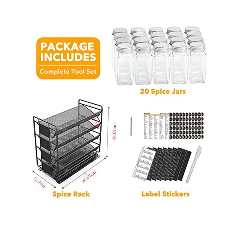 Metal Pull-Out Storage Rack