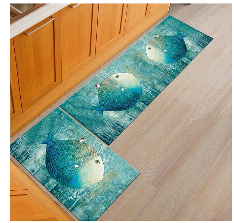 Blue Fish Kitchen Mats