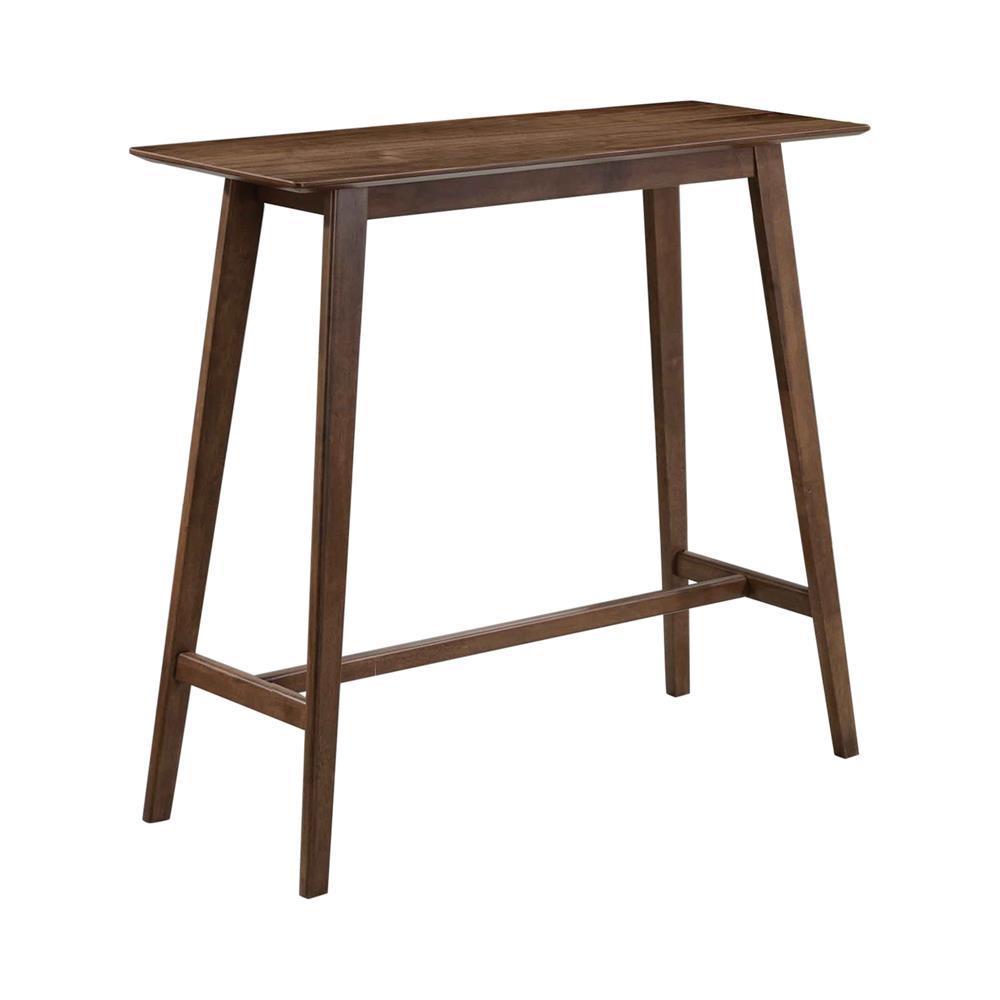 Walnut Rectangular Bar Table