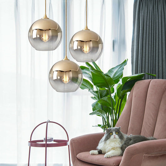 Gradient Globe Pendant Lights