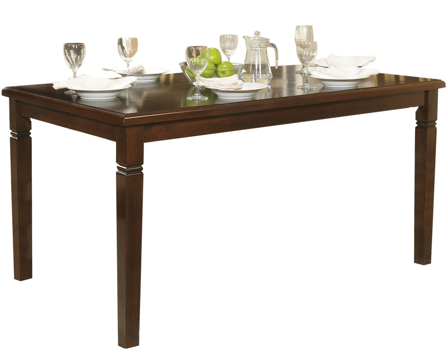 Espresso Oak Veneer Dining Table