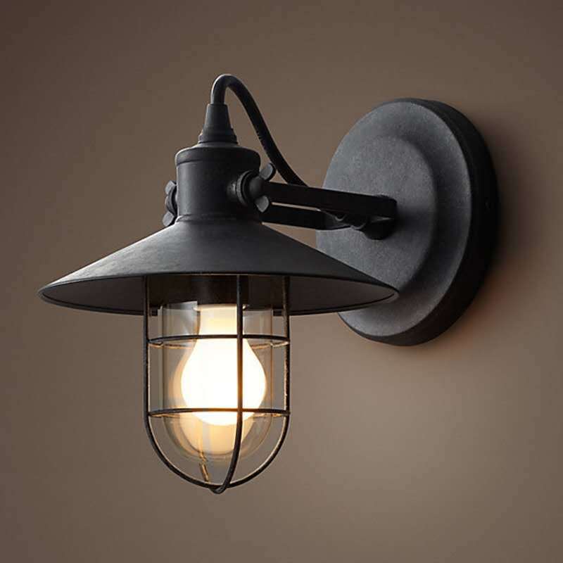 Industrial Steampunk Wall Lamp 