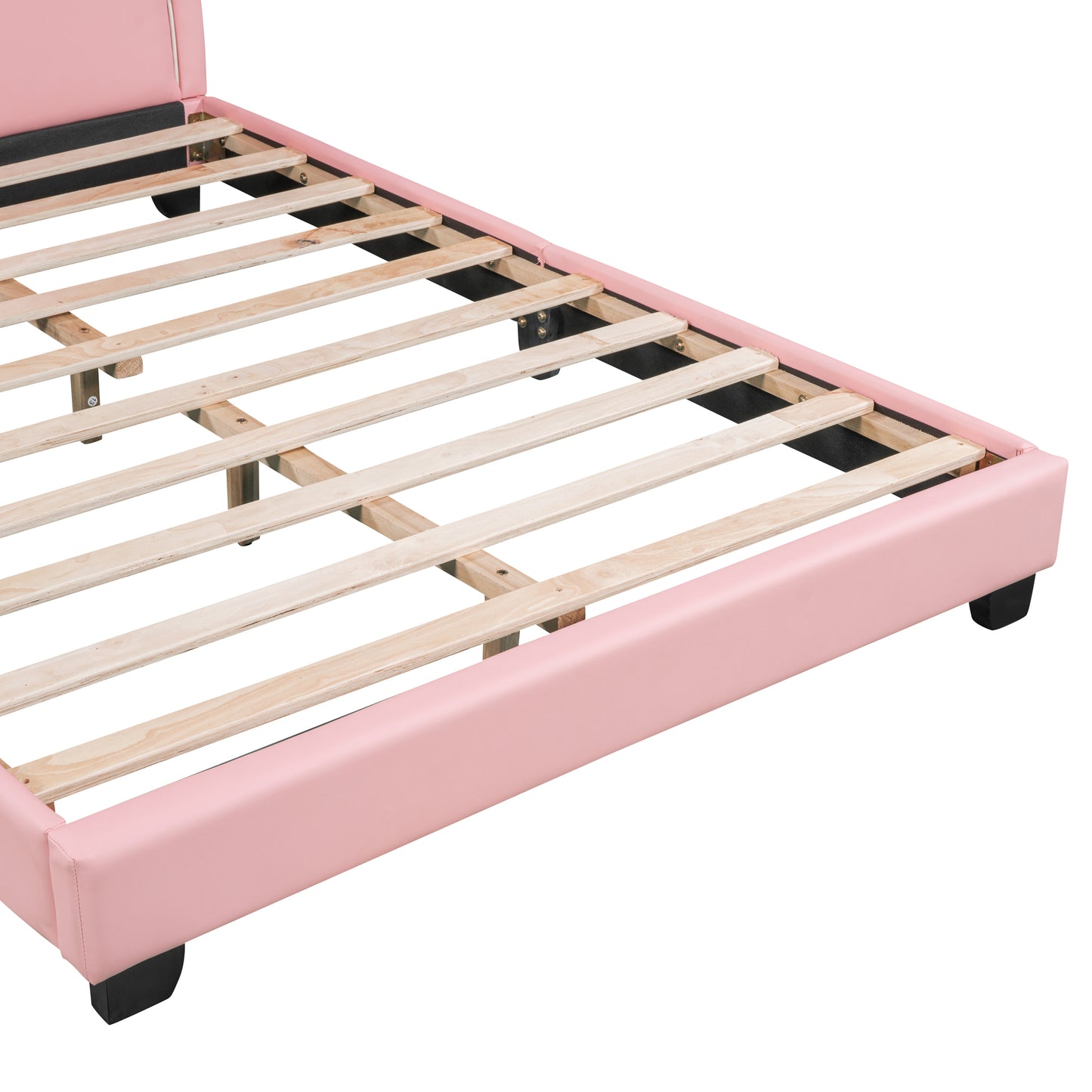 Pink Rabbit Full Size Platform Bed