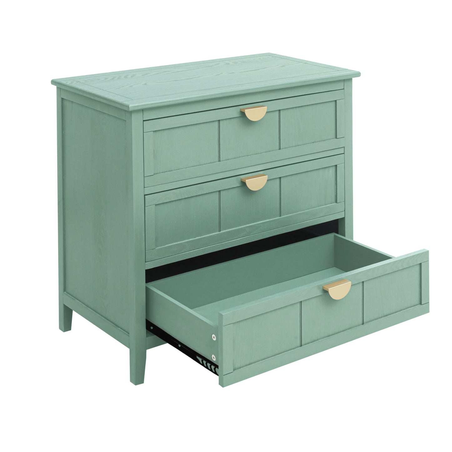 Green 3 Drawer Dresser