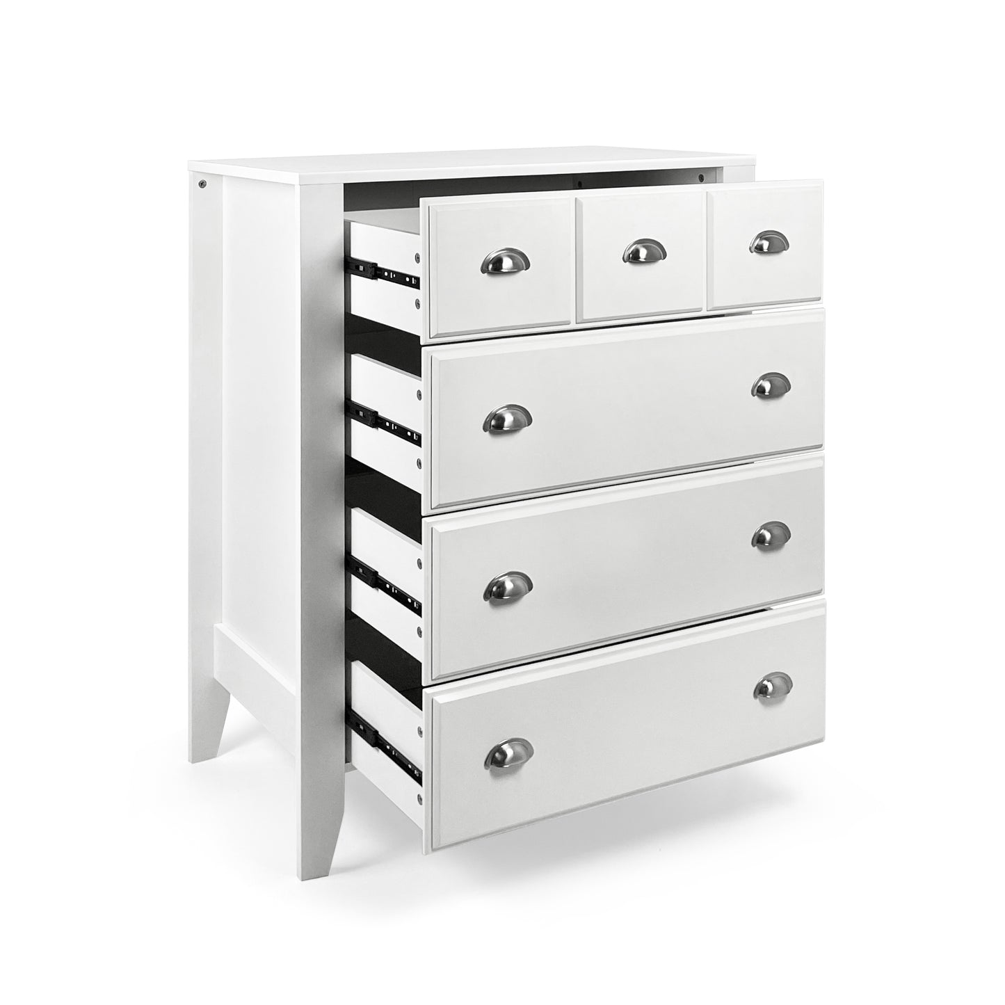 White Chest of 4 Drawers