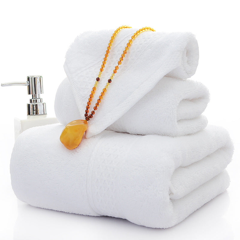 Three-Piece Towel Set.