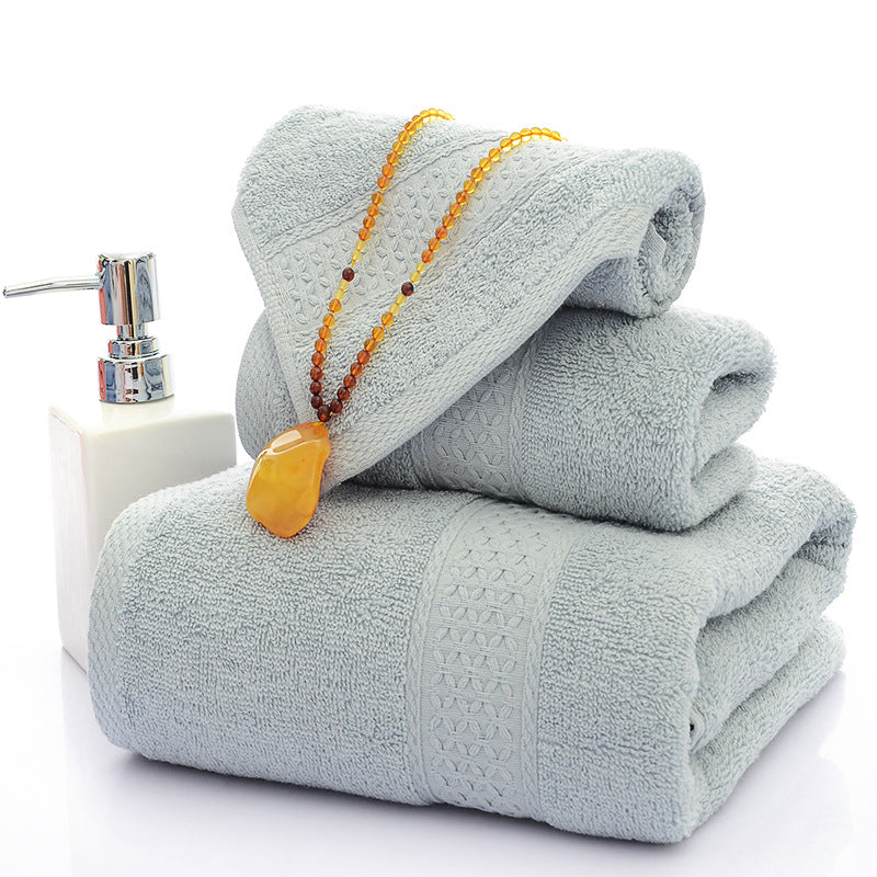 Three-Piece Towel Set.