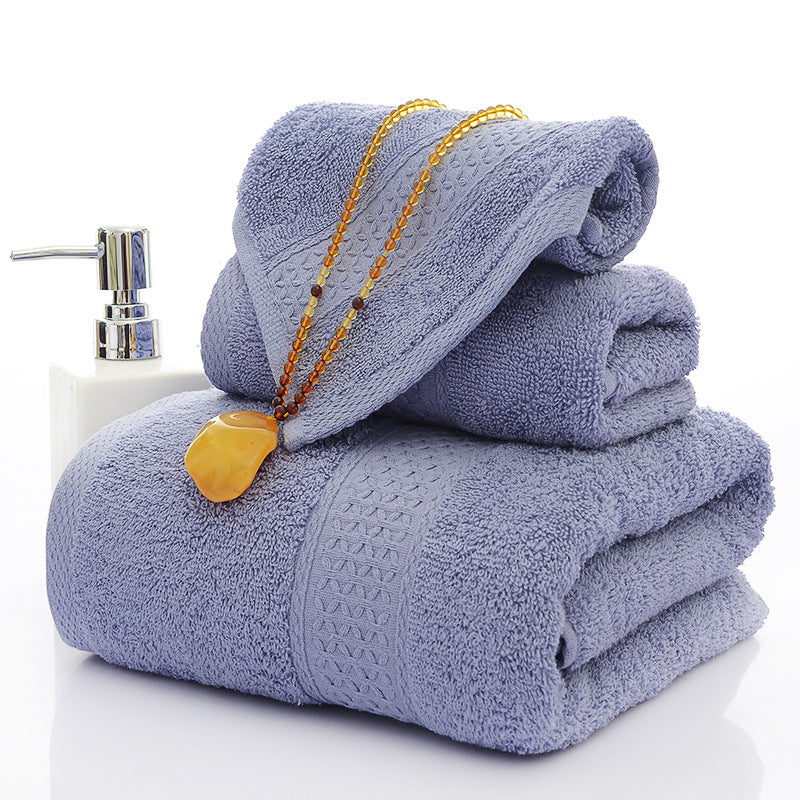 Three-Piece Towel Set.