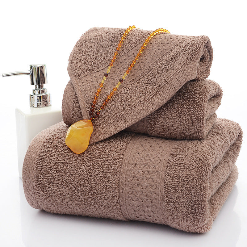 Three-Piece Towel Set.