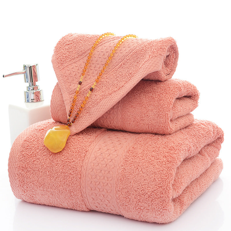 Three-Piece Towel Set.