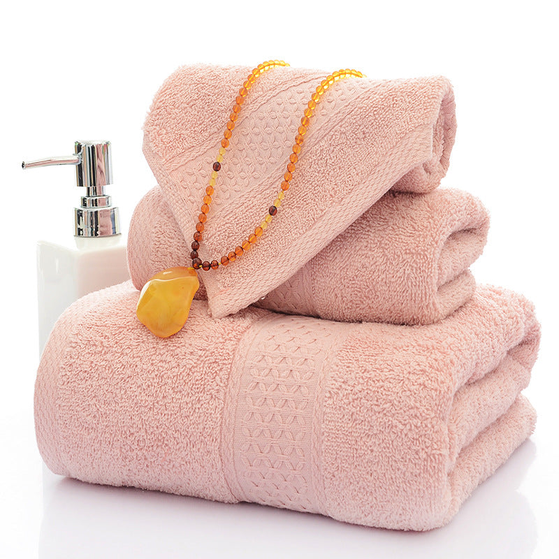 Three-Piece Towel Set.