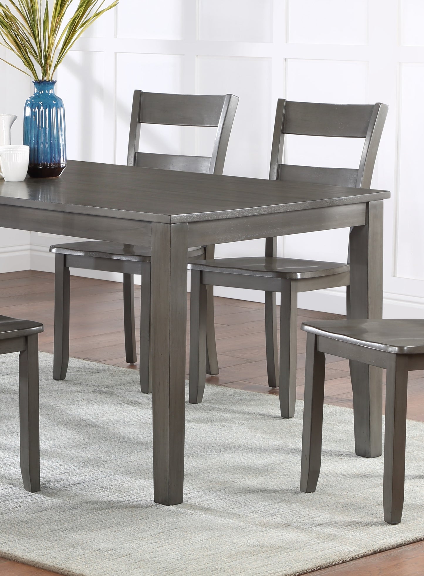 Gray Contemporary Dining Table