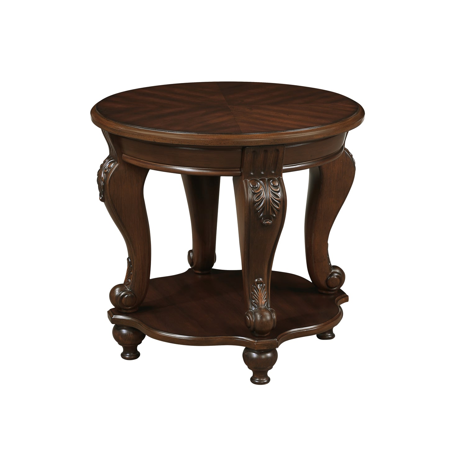 Cherry 3 pc. Oval Coffee Table Set