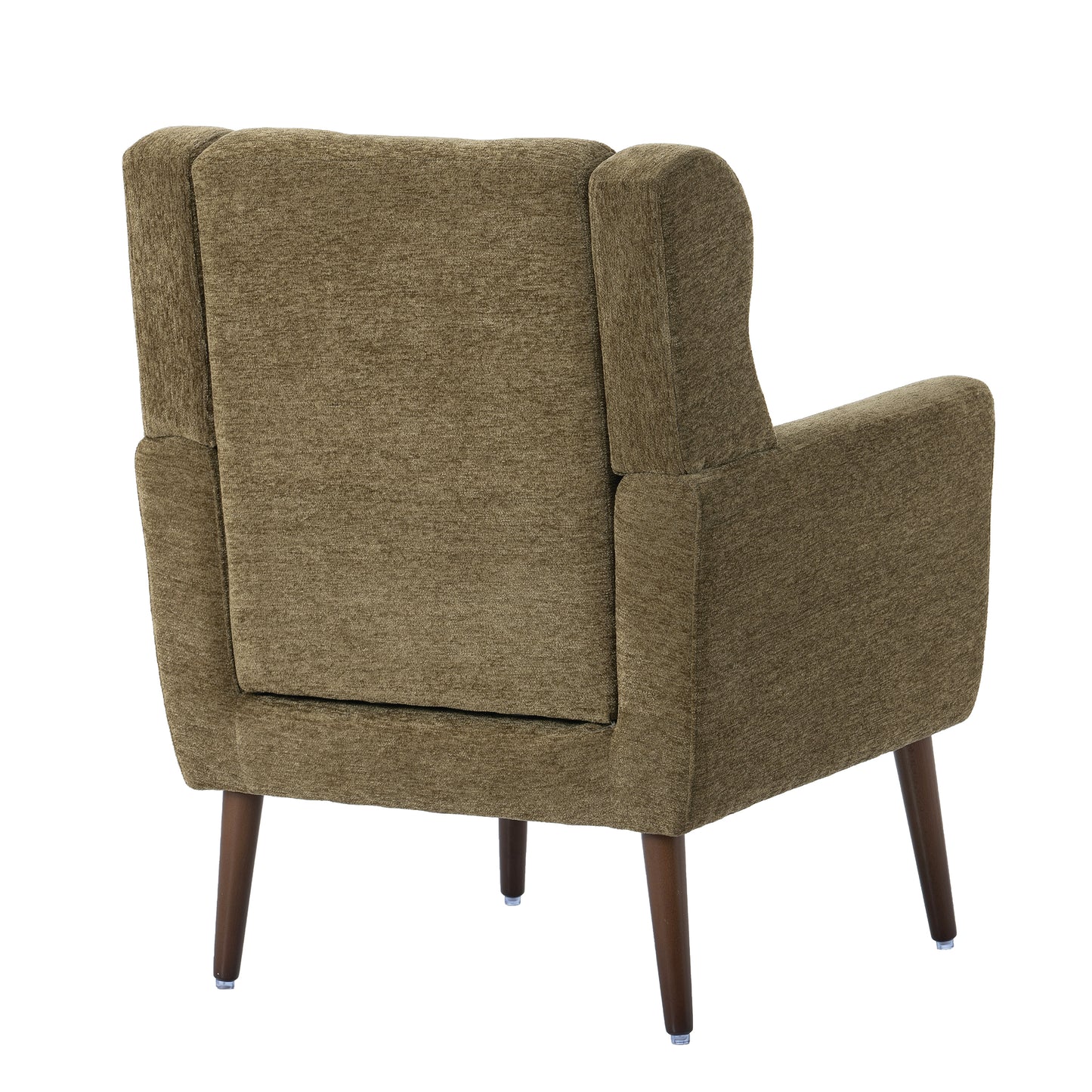 Olive Tufted Chenille Arm Chair