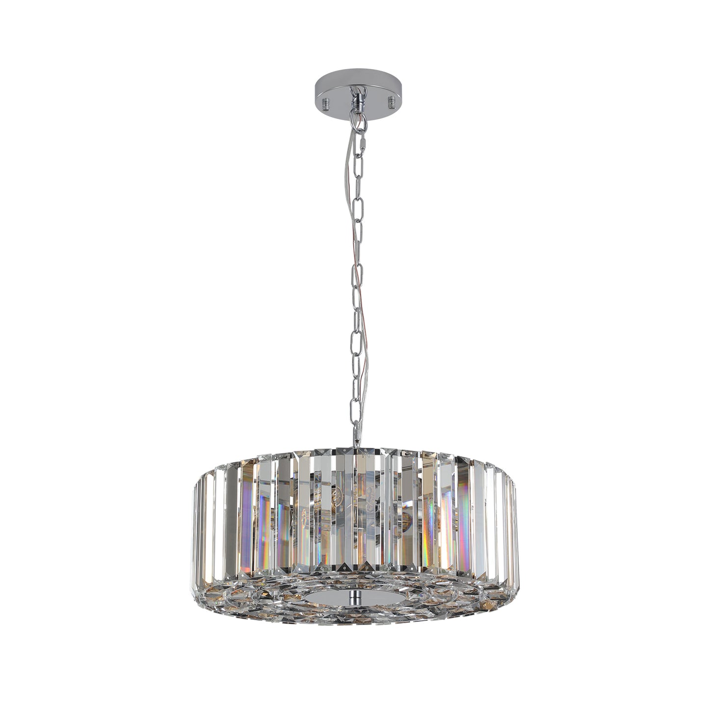 Modern Round Crystal Chandelier