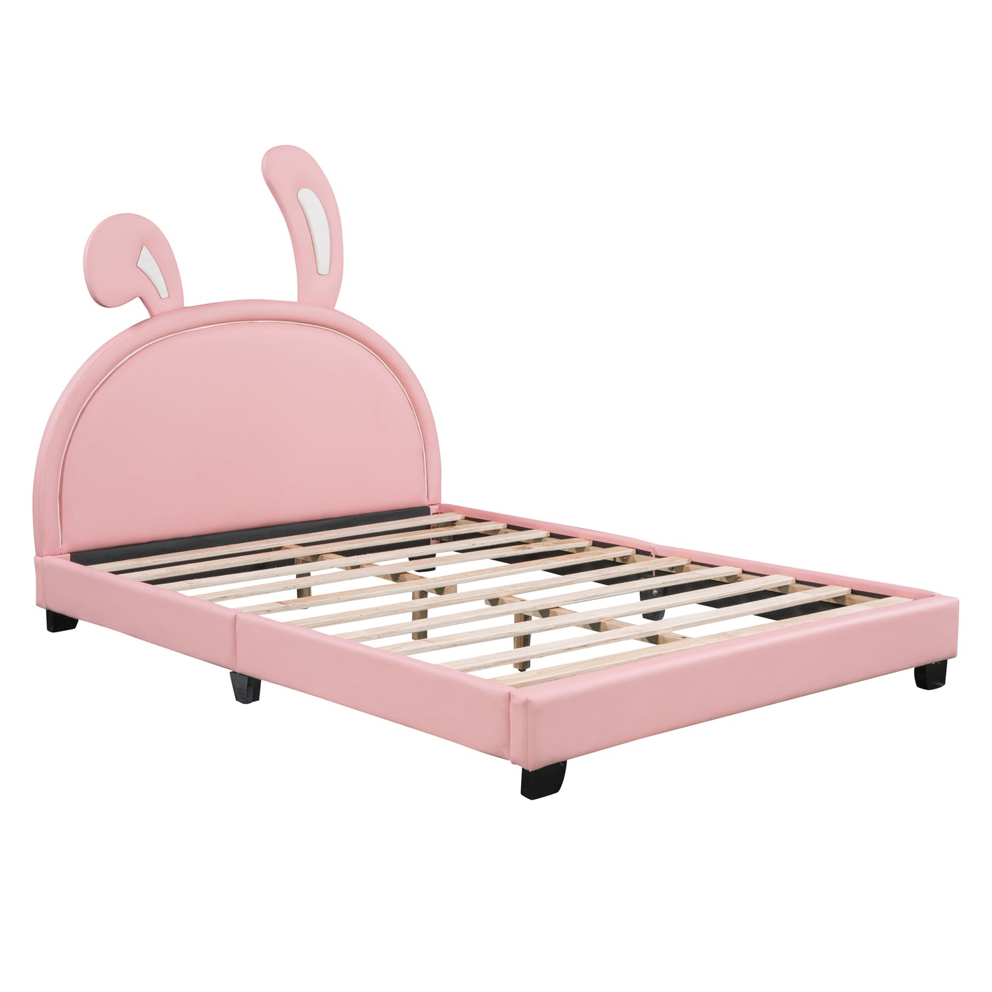 Pink Rabbit Full Size Platform Bed