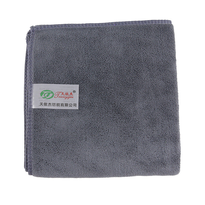 Soft grey microfiber hand towels