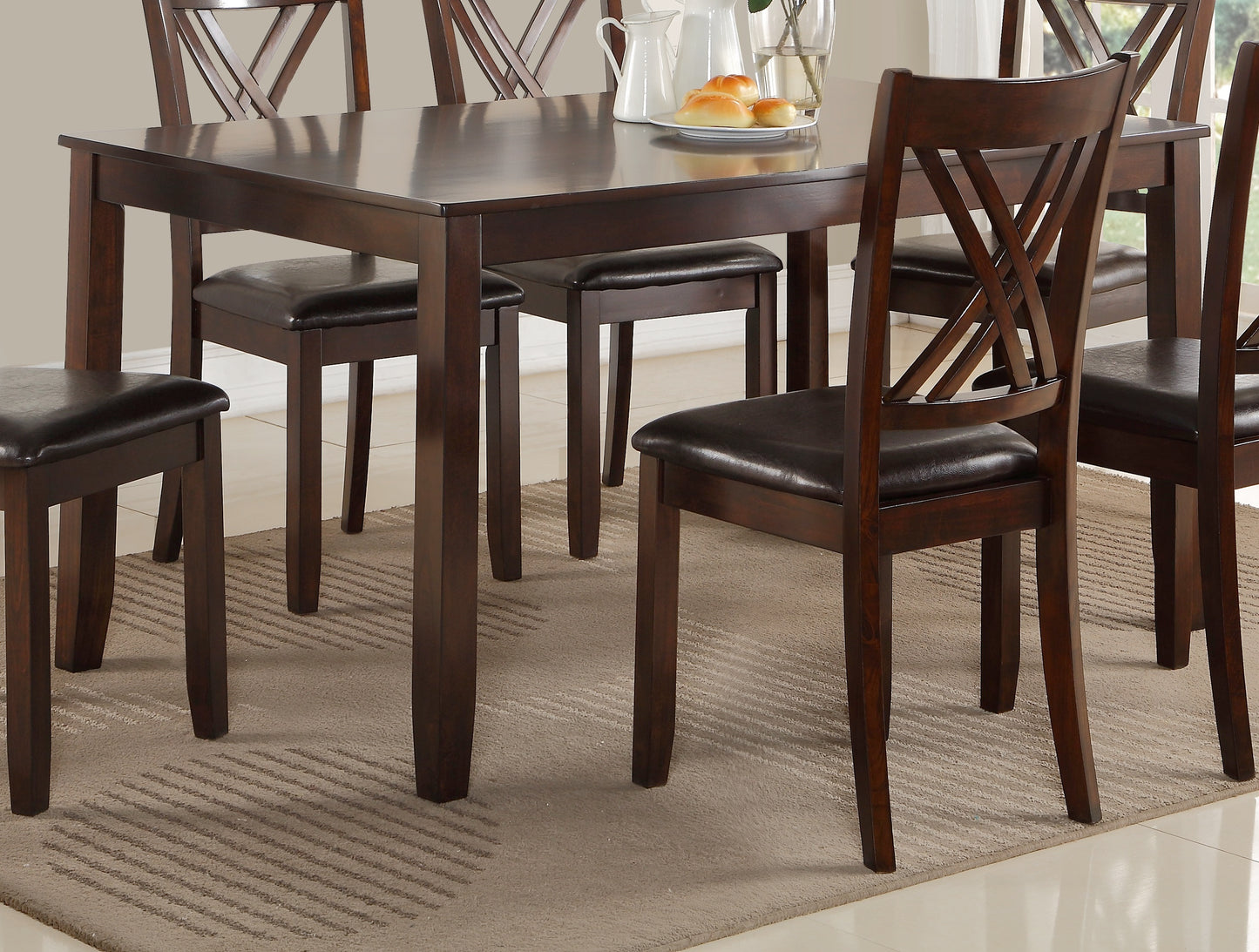 Espresso 7-Pc Dinette Set