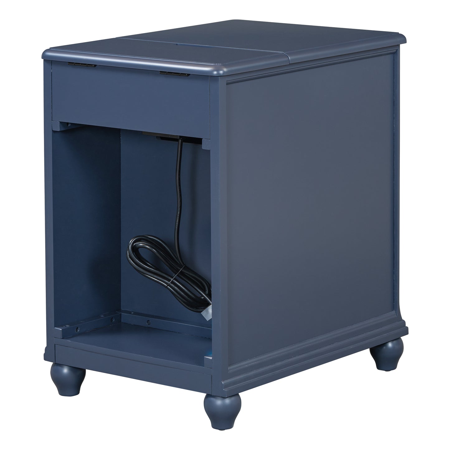 Navy Side Table