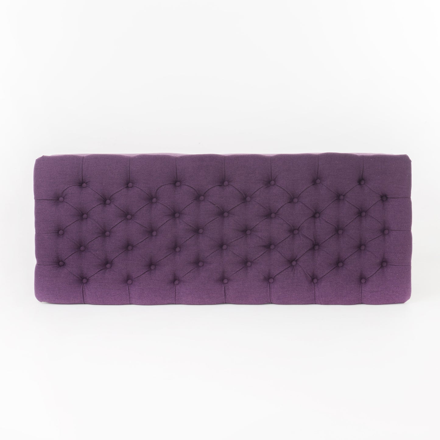 Purple Button Tufted Velvet Storage Bench