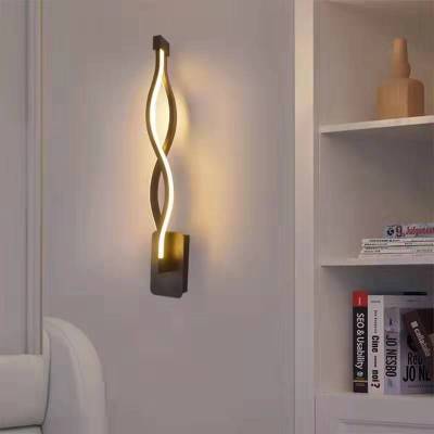 LED wall lamp nordic minimalist bedroom bedside lamp.