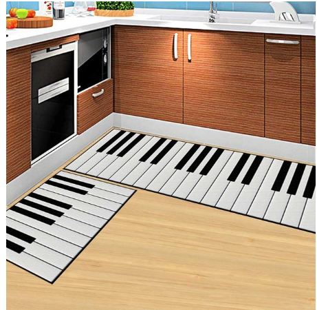 Piano Keys Runner and Mat