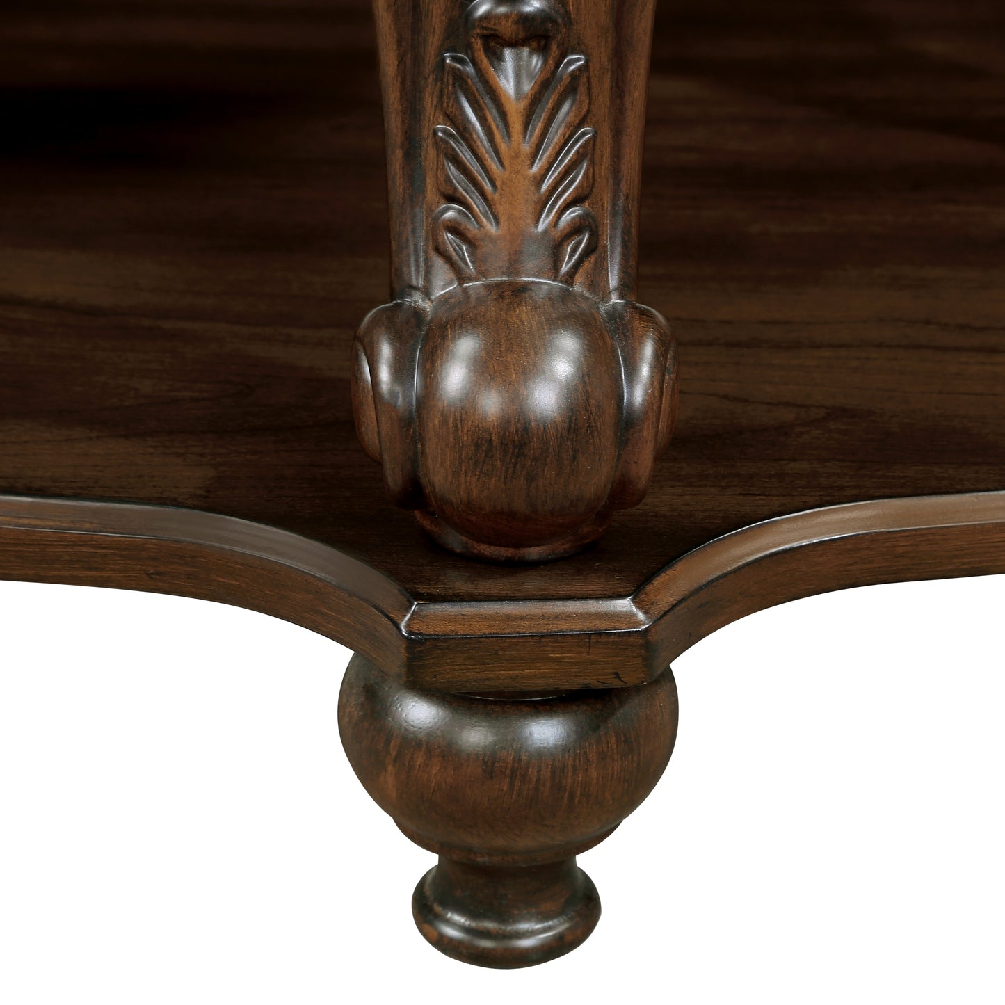 Cherry 3 pc. Oval Coffee Table Set