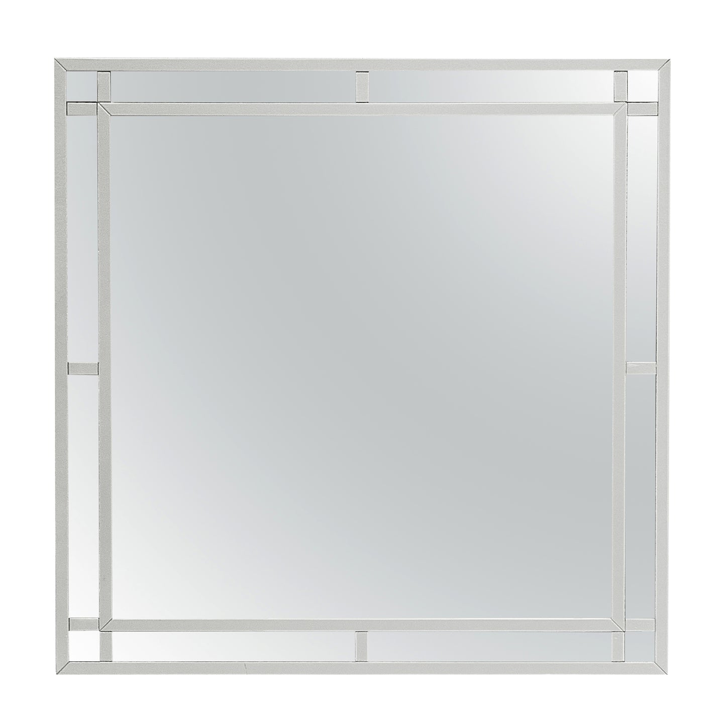 Madison Silver Champagne Square Dresser Mirror