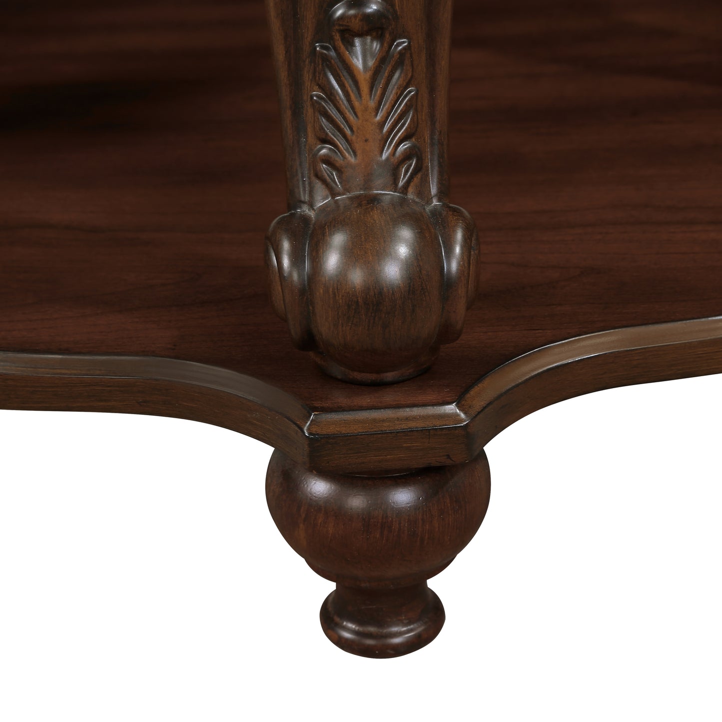 Cherry 3 pc. Oval Coffee Table Set