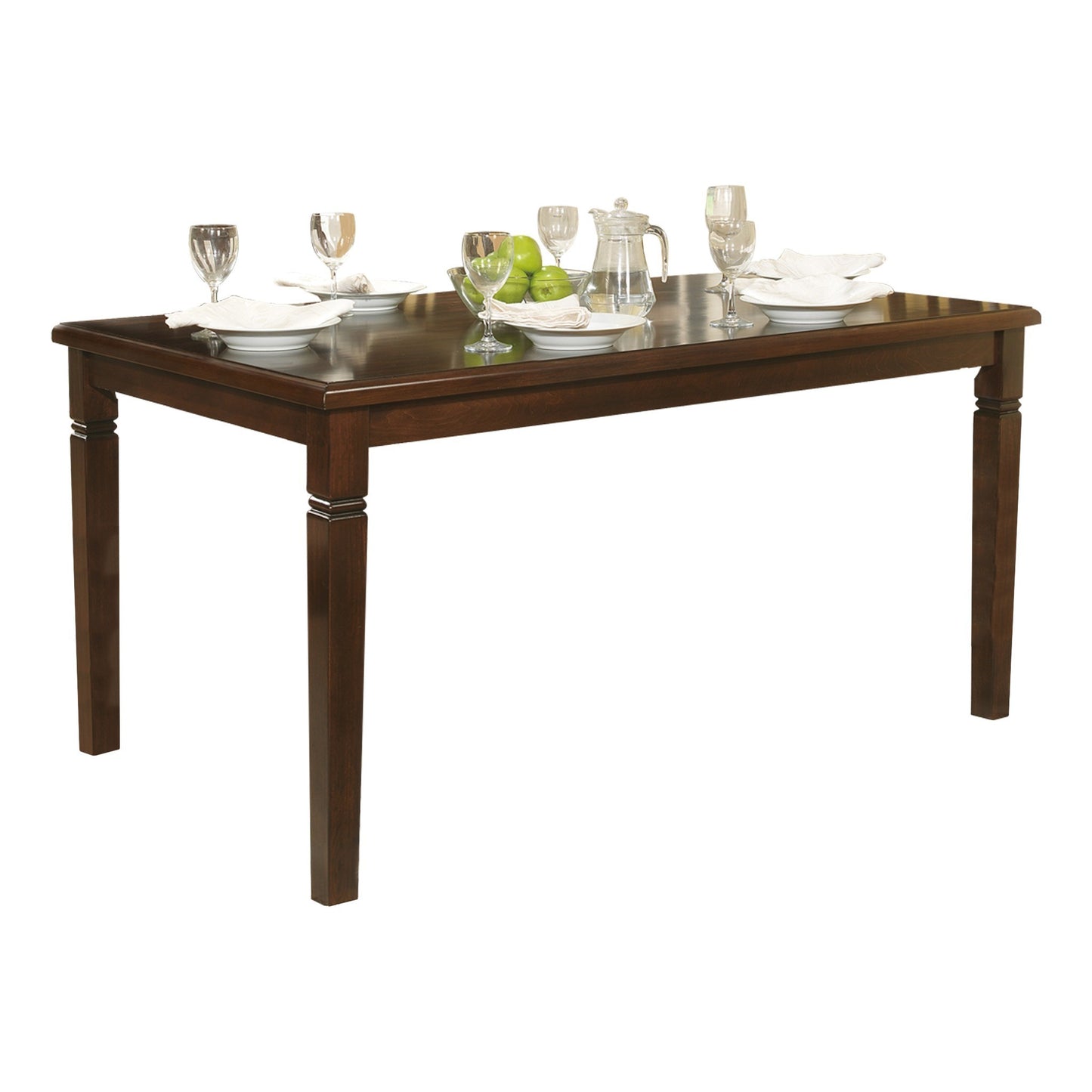 Espresso Oak Veneer Dining Table