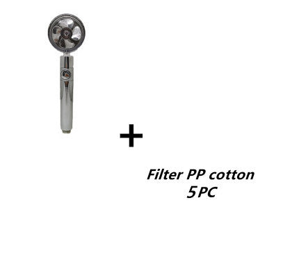 Turbocharged High Pressure Propeller Shower Head