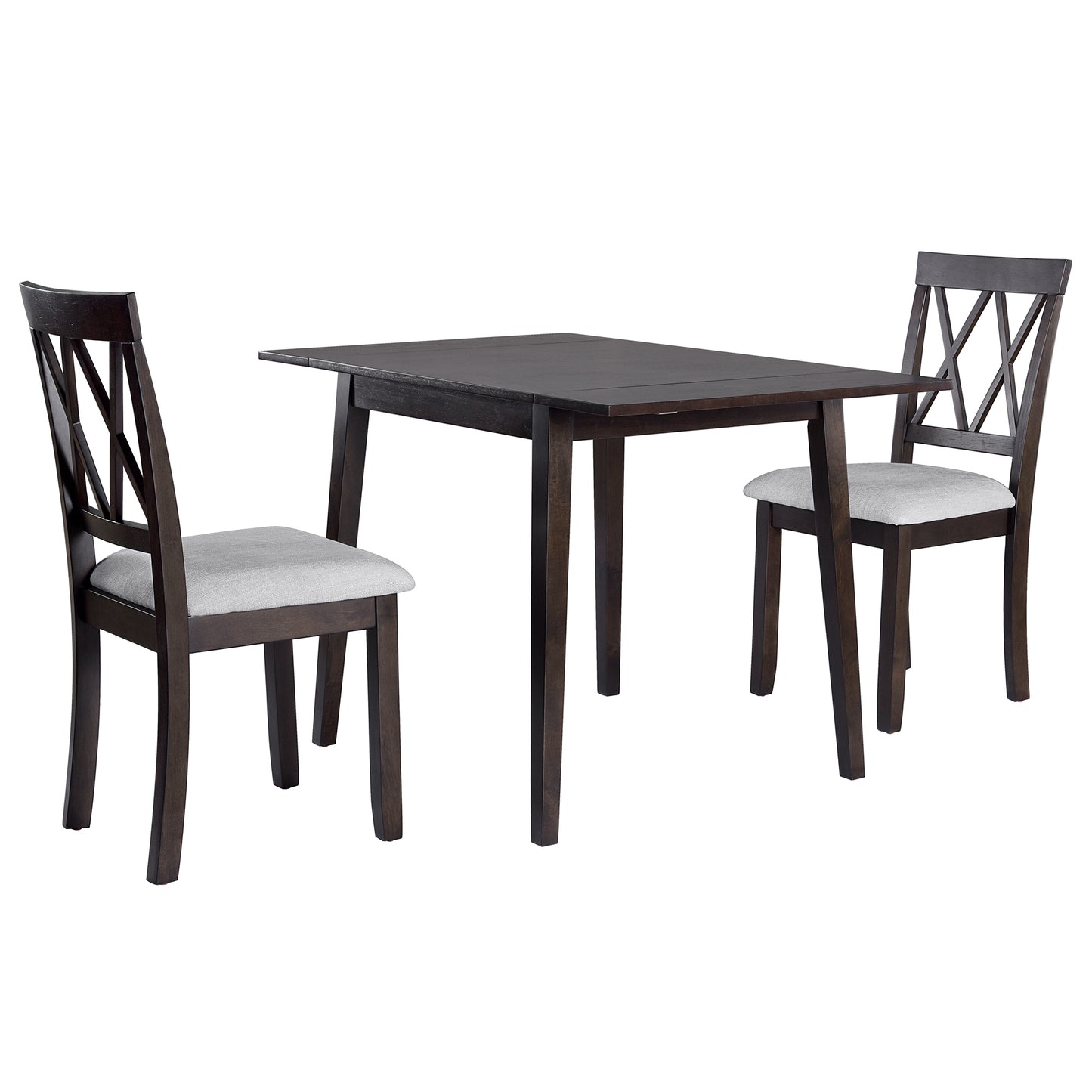 Espresso 3 Piece Drop Leaf Dining Set