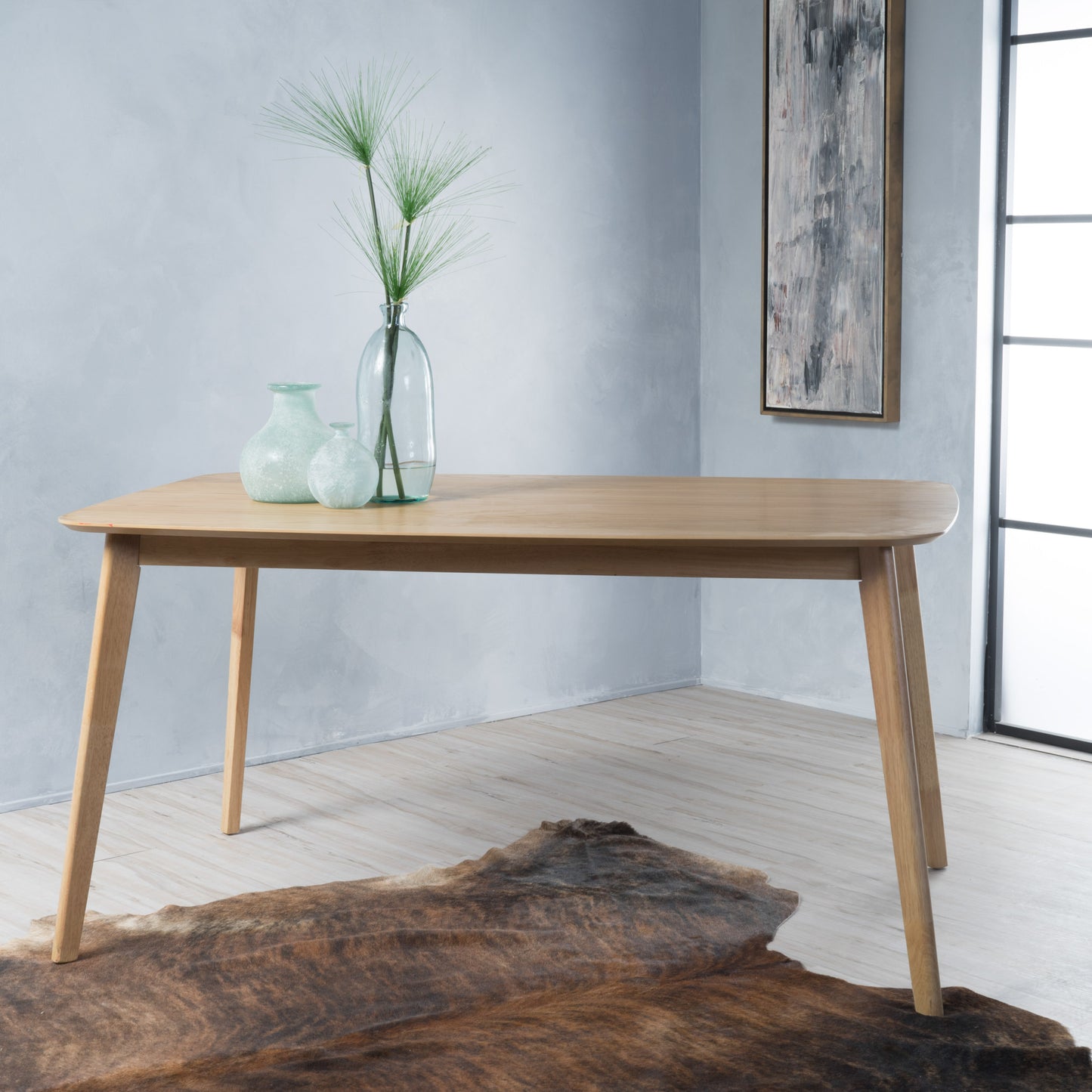 Rubber Wood Dining Table