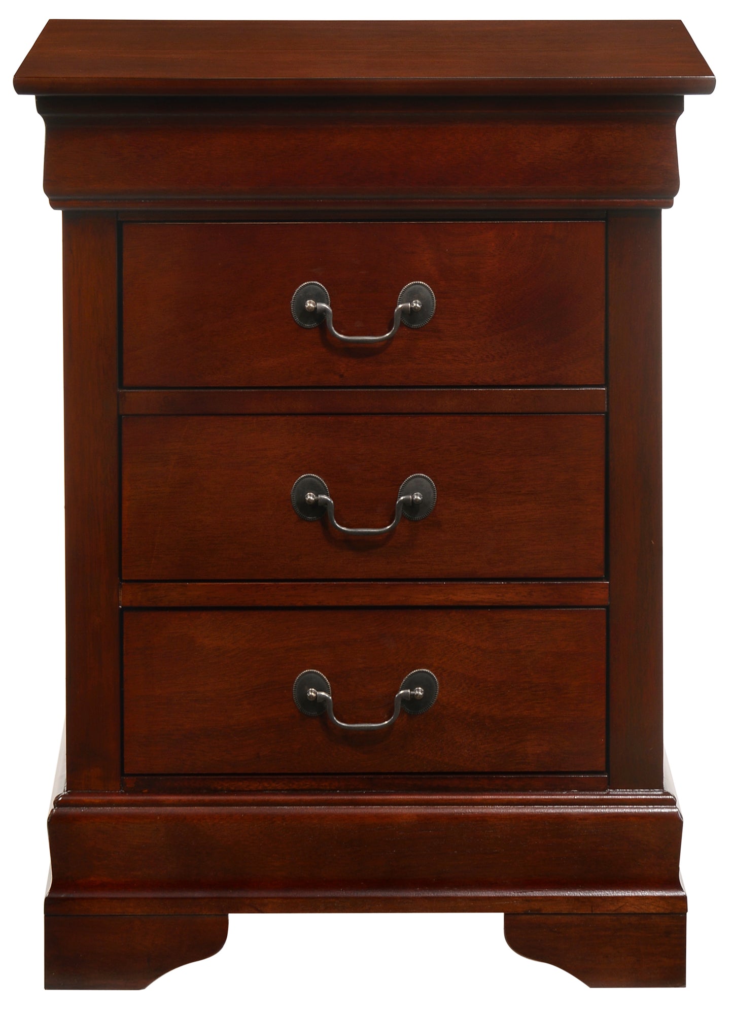 Elegant Cherry Wood Nightstand